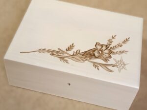 Schatulle Alpenblumen